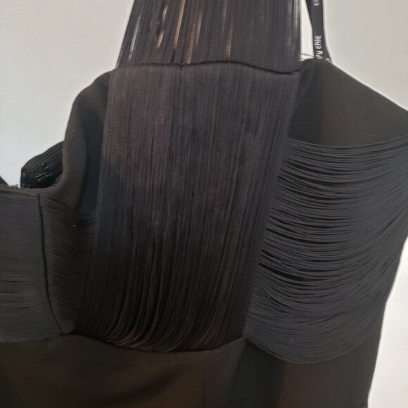 Vintage City Chic "Look at Me" Black Cocktail Dress. New With Tags - Picture 4 of 7